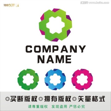 多邊菱心logo