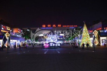 深圳北站 夜景