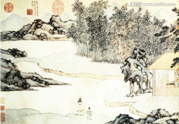 文徵明 真賞齋圖