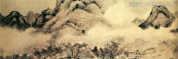 陳淳 仿米山水圖
