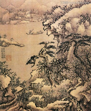 謝時臣 杜陵詩意圖