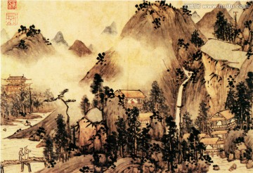 尤求 人物山水圖