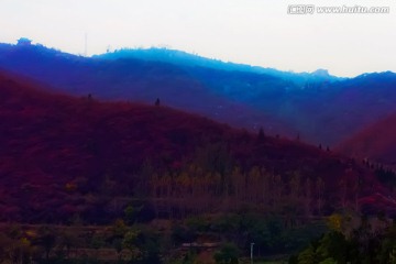 巩义长寿山红叶 高清无噪