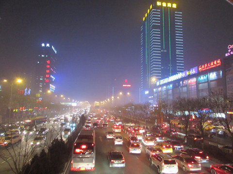 长风大街夜景