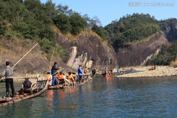 武夷风光 九曲溪漂流