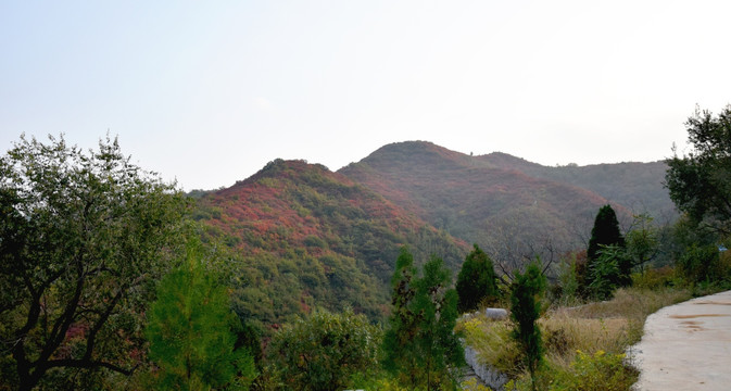 秋季的大山旅游摄影