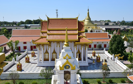 泰式佛殿建筑摄影