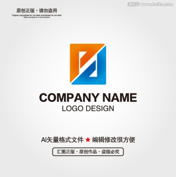 P字母LOGO设计