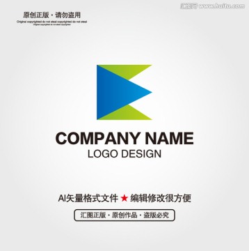 E字母LOGO设计