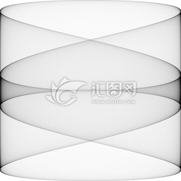 抽象黑白線條 黑白曲線