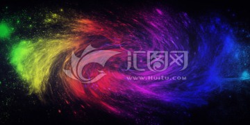 銀河星空星云絢爛宇宙背景