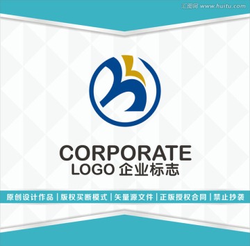 B字母logo设计