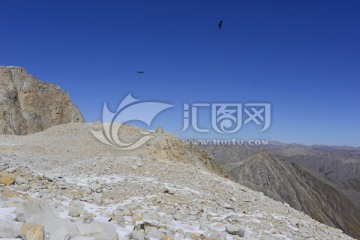 冰川雪山 鹰击长空