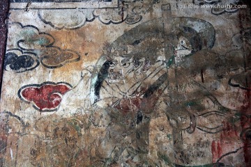 武当山 道观中壁画 文物