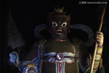 武當(dāng)山 太子坡 泥塑神像