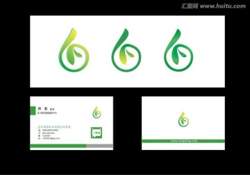 嫩芽 數(shù)字6 logo