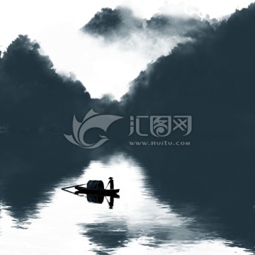 水墨山水畫