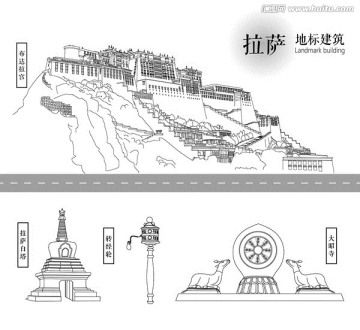 拉薩地標(biāo)建筑