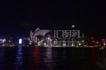 香港港湾夜景