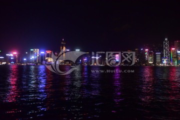 香港渡轮夜景