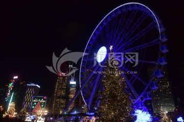 香港城市夜景