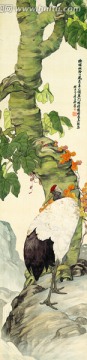 劉奎齡 花禽十二條屏