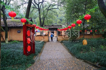 农家小院 风景画