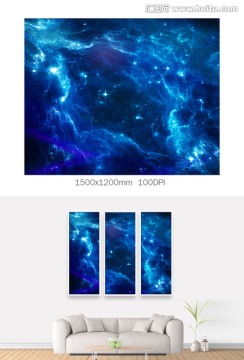 深邃星空壁畫