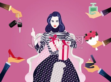 婦女節(jié)插畫