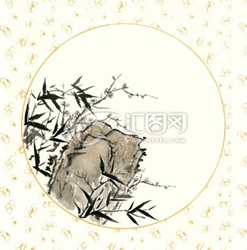 國畫竹子 國畫梅花