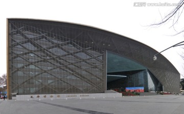 成都市博物馆全景图