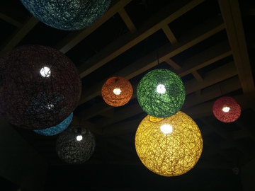 艺术灯，球形灯 球笼灯