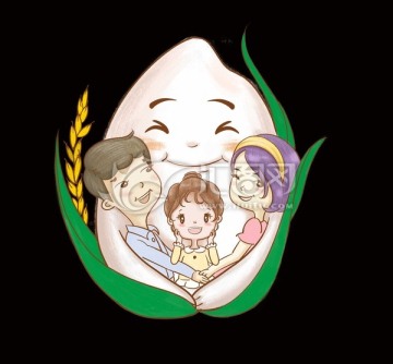 大米插畫