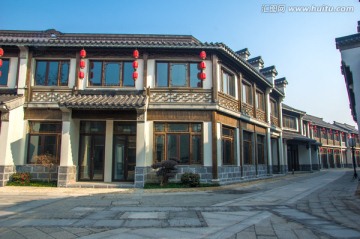 南京夫子庙老门东古镇老街建筑