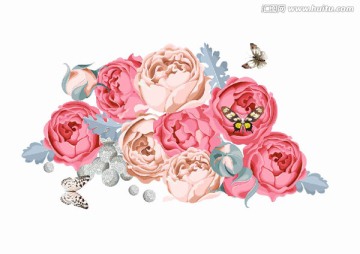 花與蝴蝶
