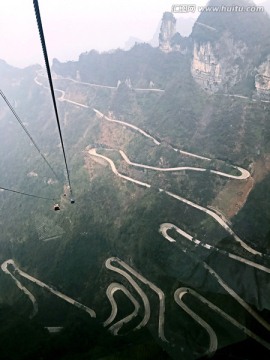 张家界 天门山 著名景点 旅游