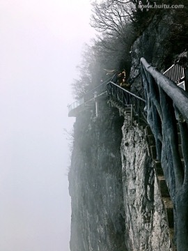 张家界 天门山 著名景点 旅游