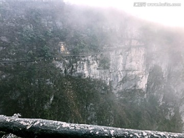 张家界 天门山 著名景点 旅游