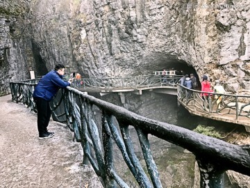 张家界 天门山 著名景点 旅游