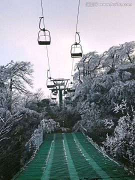 张家界 天门山 著名景点 旅游