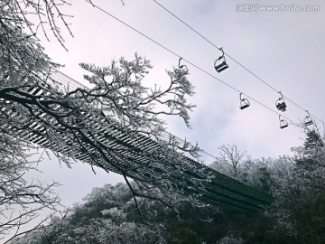 张家界 天门山 著名景点 旅游