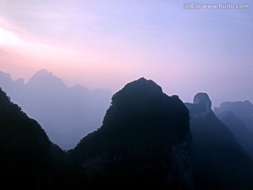 张家界 天门山 著名景点 旅游