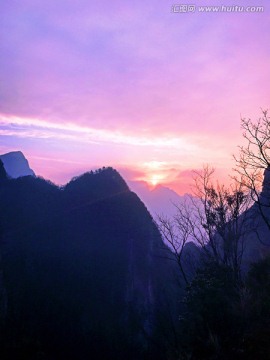 张家界 天门山 著名景点 旅游