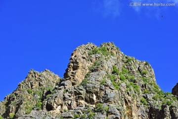 青藏高原 山体裸露