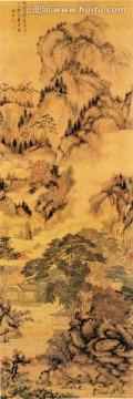 關(guān)思 山水圖