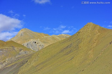 西藏风光 藏区山体构造