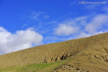 藏区风光 山体裸露