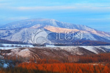 雪野山林风光