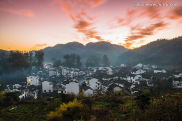 江西婺源 山村秋色