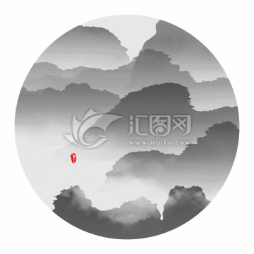 水墨山水畫